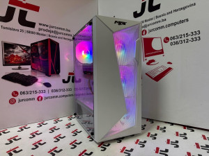 JC WHITE RGB GAMING PC i7 6700K; 16GB; 512GB SDD; RX580 8gb