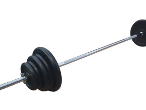 Ravna šipka 168cm i 50kg tegova