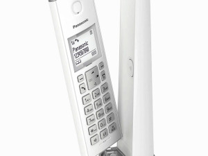 Telefon bežični, Panasonic, DECT/GAP, 1.5" LED display, bijela