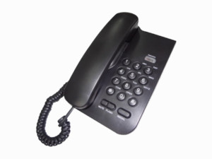 Telefon analogni, MeanIT, stolni, crni