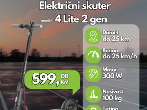 Električni trotinet XIAOMI 4 Lite (2 Gen)