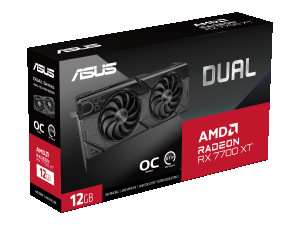 AKCIJA  ASUS Dual Radeon RX 7700 XT 12GB GDDR6 OC