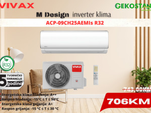 VIVAX M Design klima 9-ka 2,6/2,9kW R32