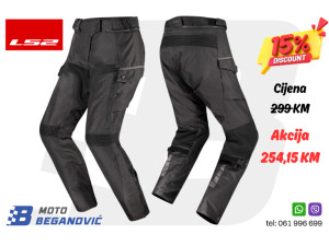 LS2 TRAVEL Muške Hlače/Pantalone za Motor/Skuter/Quad
