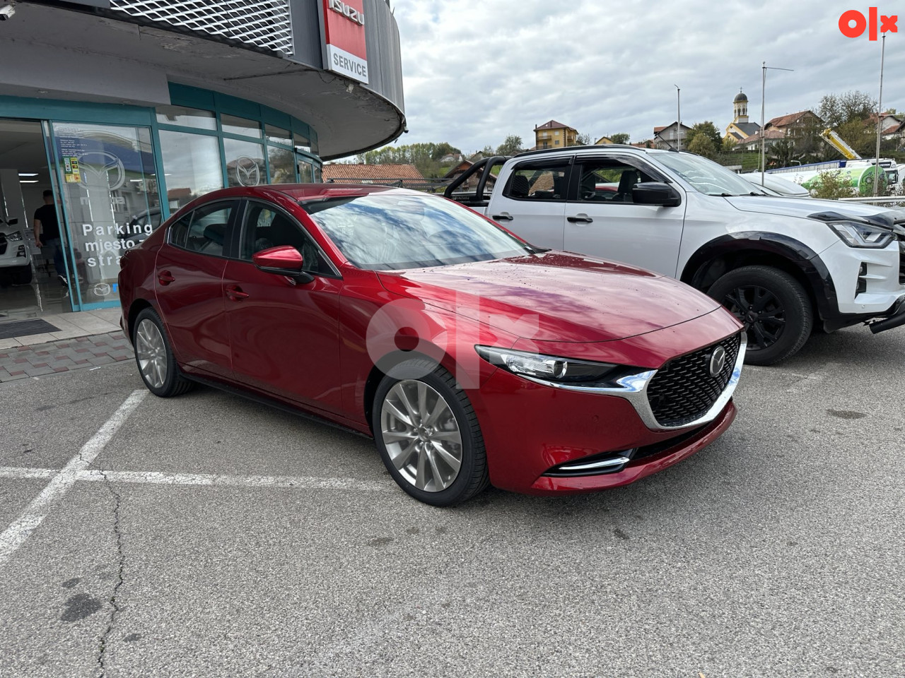 2025 Mazda 3 SDN G140 Centre Line Platinum Quartz/ CRVENA