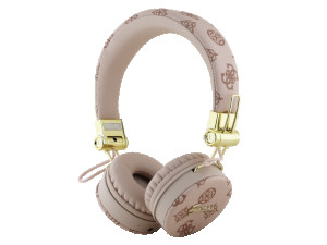 Slušalice Guess wireless, ENC, smeđe