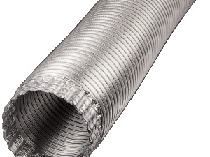 Aluminijska fleksibilna cijev za ventilaciju, fi 100 mm