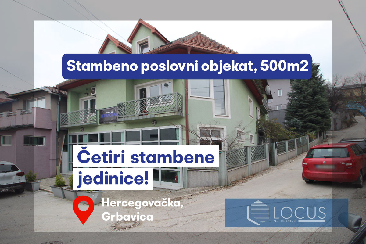 LOCUS: Stambno poslovni objekt, Grbavica, Novo Sarajevo