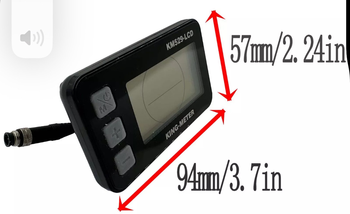 KING-METER KM529 Display Elektricno biciklo Monitor