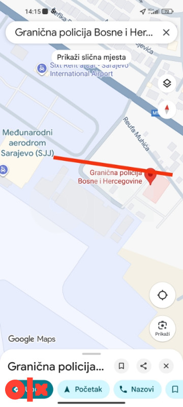 Parking aerodrom Sarajevo 2