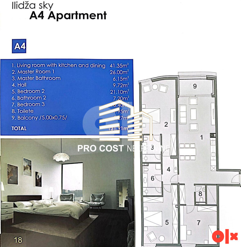 PRO COST | NOVOGRADNJA, ILIDŽA SKY, ILIDŽA 15