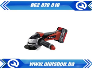 Einhell SET aku ugaona brusilica TE-AG 18/115 Li Kit (1x4.0 Ah)