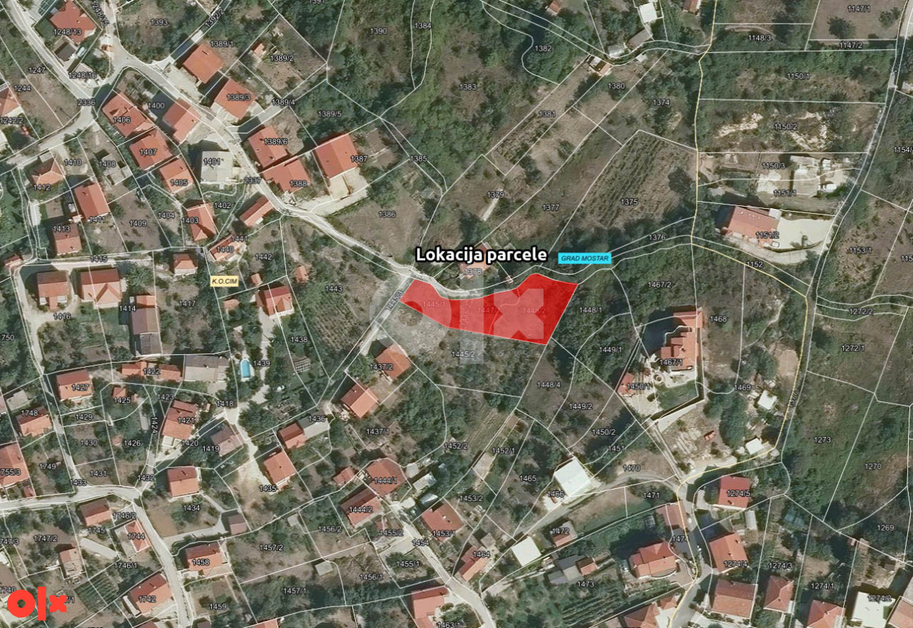 Prodaje se zemljište u Cimu 1200 m2 2