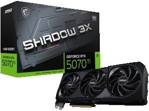 MSI Nvidia RTX 5070 TI SHADOW 3X OC 16GB GDDR7 256bit