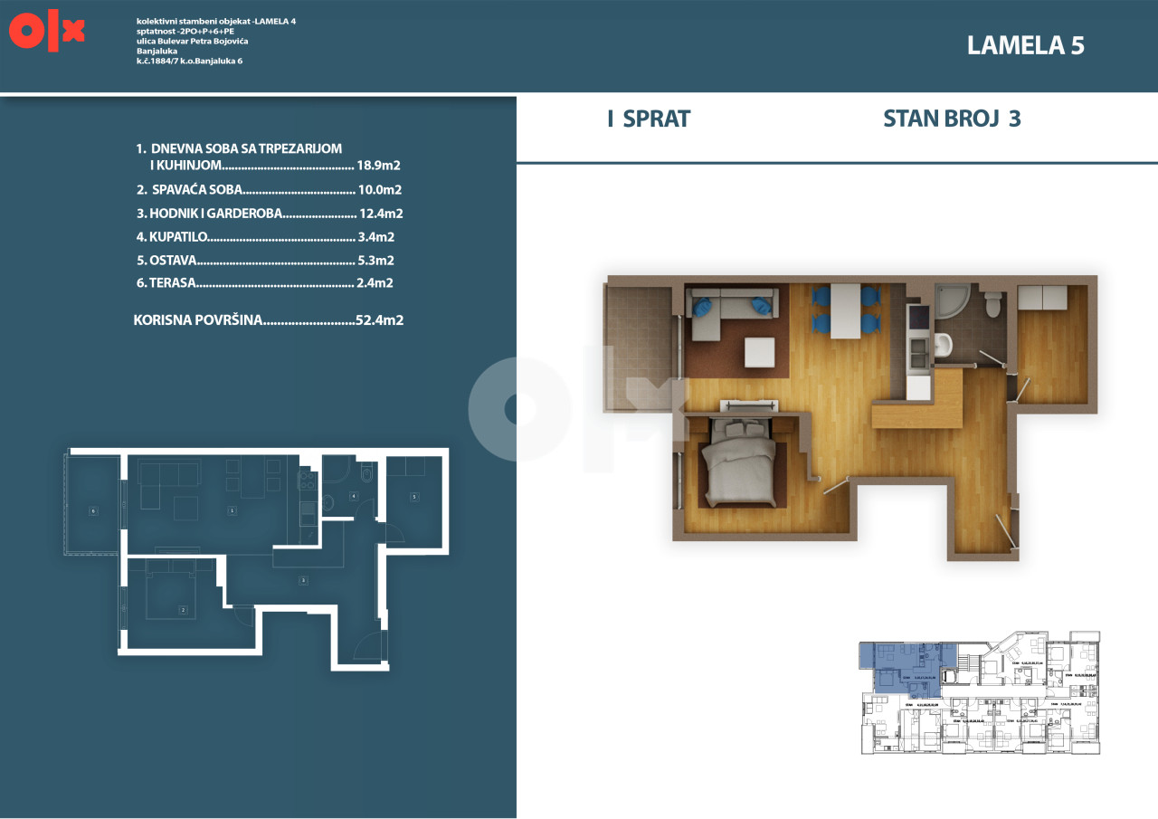 Stanovi Banja Luka od 39m2 do 63m2 6