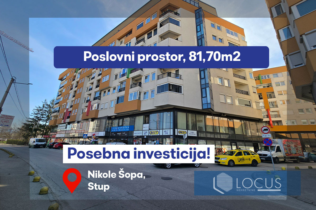 LOCUS prodaje: Poslovni prostor i garaža, Stup, Ilidža