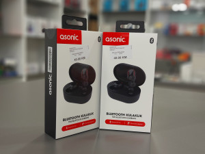 Asonic AS-TWS7S Bluetooth EarBuds slušalice Crne