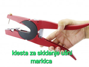 Klješta za ušne markice    (  za skidanje mrkica )