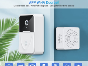 WiFi pametno zvono - Kamera - video nadzor Interfon za vrata