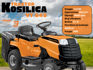 VILLAGER Traktorska Kosilica VT 845