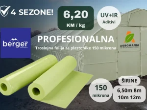 Folija (najlon) za plastenike 150 mikrona