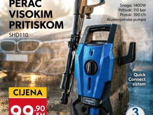 Perač  Scheppach 110b 3GODINE GARANCIJA