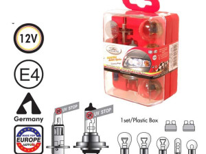 Garnitura sijalica 12V H7+H1