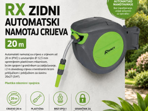 RX zidni  automatski namotaj crijeva 20 m (KOM)