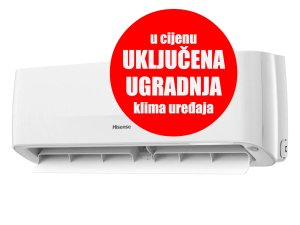 Hisense SA UGRADNJOM 12-ka INVERTER -25 QH35 Nordic A+++/A+++