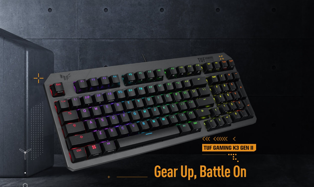 Asus TUF Gaming K3 Gen II Optical Mechanical RGB