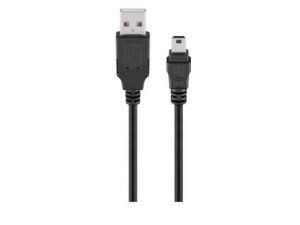 Kabal USB-A 2.0 na USB mini 3m siroki miniUSB 032502