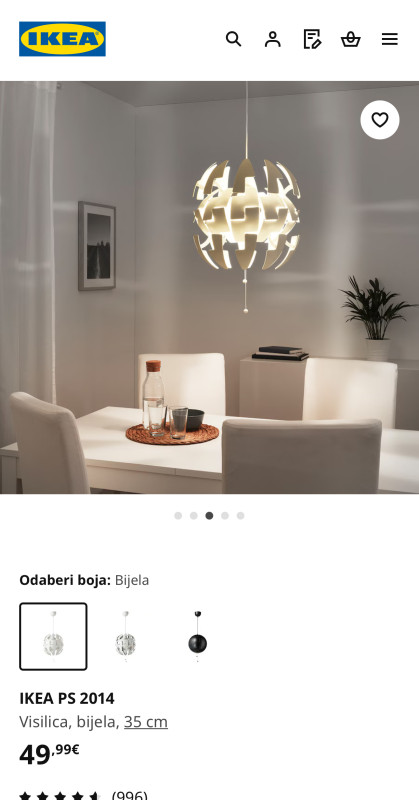 Luster IKEA PS 2014