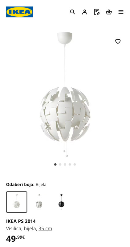 Luster IKEA PS 2014