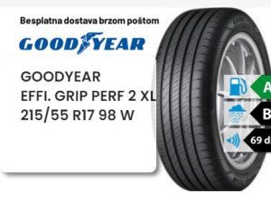 215/55 R 17 98W XL GOODYEAR EFFI.GRIP PERF 2