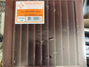 Kosa ventilacija smeđa 150x150 fi 100 - 23380