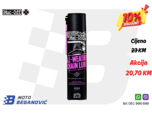 Sprej za lanac Muc-Off All-Weather Lube 400ml