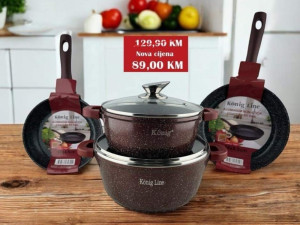 Set granit serpe + tave Konig Line