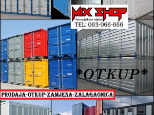 OTKUP Kontejner Skladišni Brodski Transportni Stambeni Kontejneri