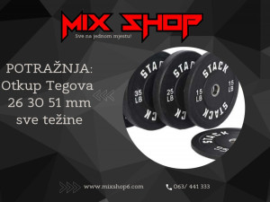 OTKUP TEGOVA 26 30 51 Ploče Utezi Tegovi Šipki Olimpijski Teg za