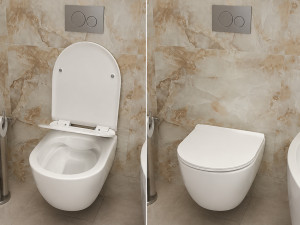 WC ŠOLJA VISEĆA SOFT CLOSE 49,5X36X31 124194