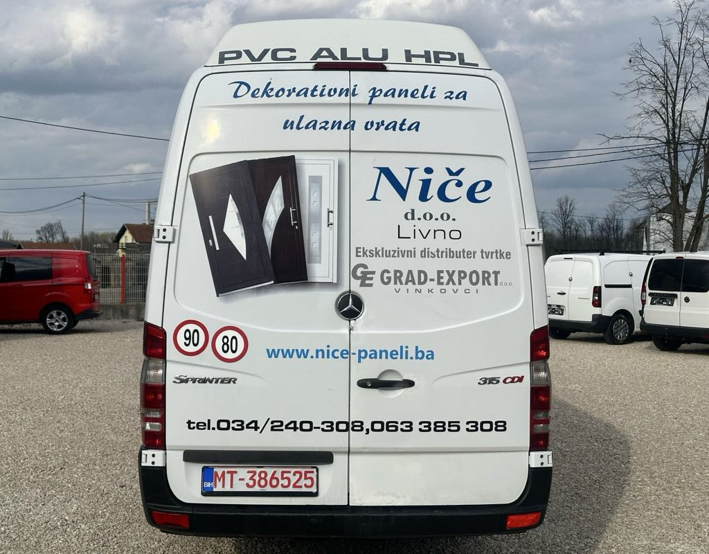 MERCEDES SPRINTER MAXI XXL POVISENI KLIMA 4.7X2.2