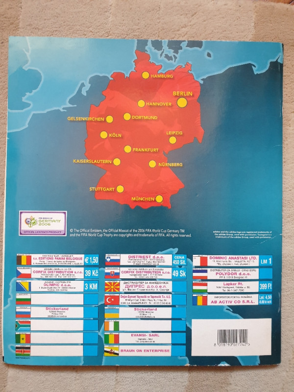 Germany 2006 Panini album fali 47 slicica