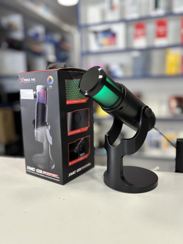 Gaming mikrofon xtrike me usb rgb