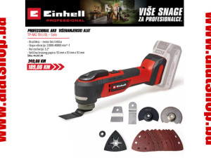 Einhell aku višenamjenski multi alat PXC TP-MG 18 Li BL  Solo