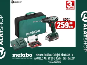 Metabo Aku Bušilica-Odvijač BS 18 602207580