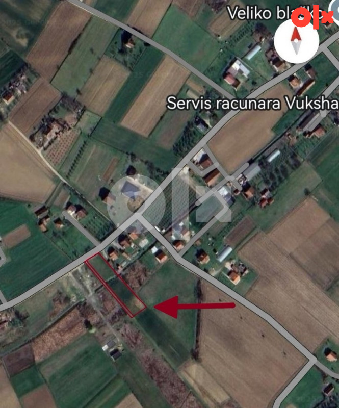Zemljište plac - Veliko Blaško Šušnjari Laktaši - 2.217m2