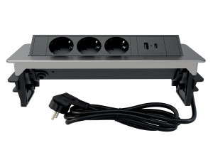 COMMEL Pop-up uticnica 3-struka, art.235-101 USB A+C L (KOM)