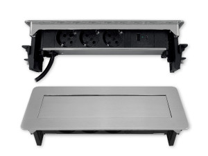 COMMEL Pop-up uticnica 3-struka,art.235-102 USB A+C L= (KOM)