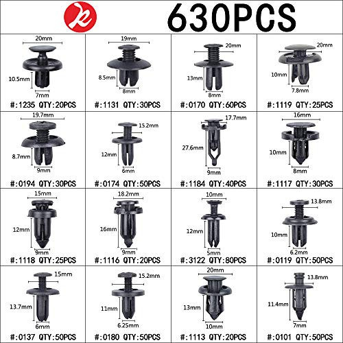 Set kopči i alat od 630 elemenata