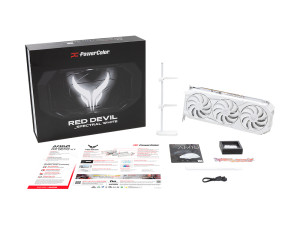 AKCIJA POWERCOLOR RX 9070 XT 16GB Red Devil Spectral White